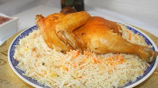 Chicken Mandi Yemeni Mandi recipe  Arabic rice recipe [upl. by Arlee]